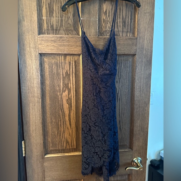 Lulus Flirting with Desire Navy Blue Lace
Bodycon Dress - Picture 7 of 10